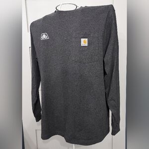 Carhartt Dark Gray Long Sleeve Pocket Tee